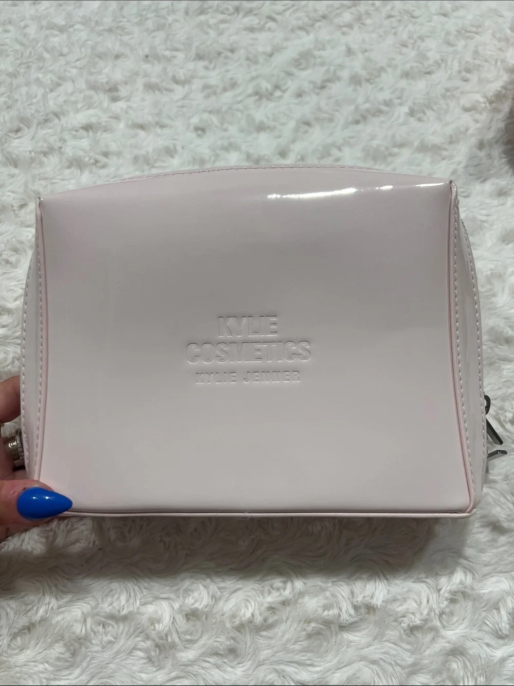 Kylie Cosmetics Glossy Light Pink Makeup Bag